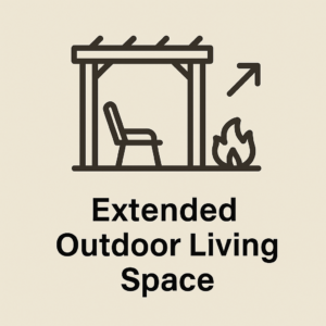 extended outdoor living space